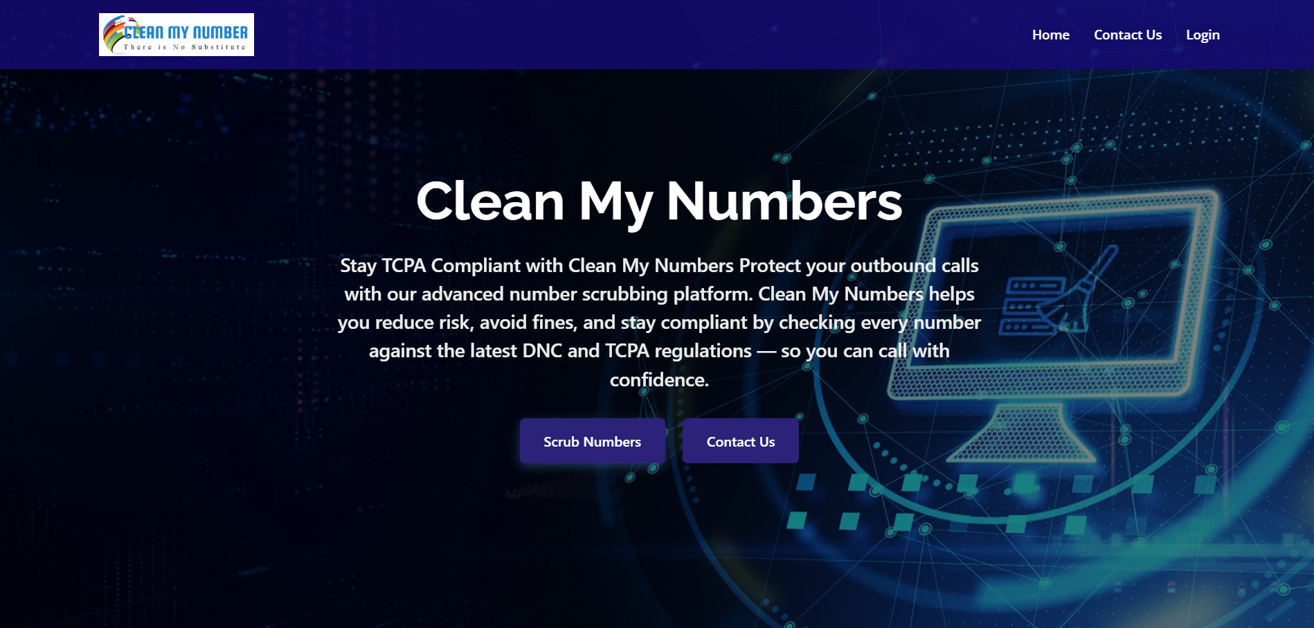 Clean My Numbers Dashboard - TCPA Compliance Tool